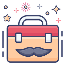 Business Portfolio Luggage Bag Briefcase アイコン
