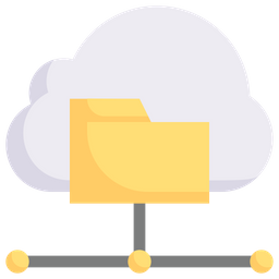 Cloud Data Collection  Icon