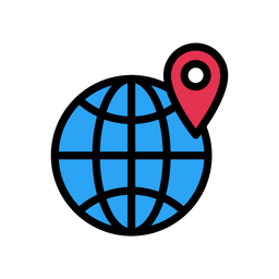 Global Location  Icon