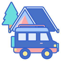 Camping Car  Icon