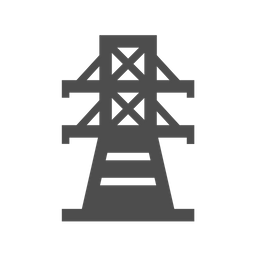 Elektrischer Turm  Symbol