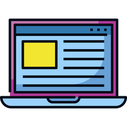 Online Learning  Icon