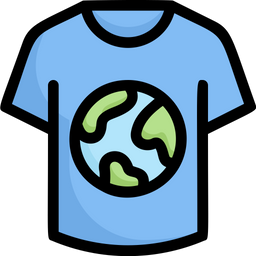 Earth On T Shirt  Icon