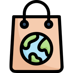 Earth On Bag  Icon