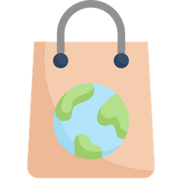 Earth On Bag  Icon