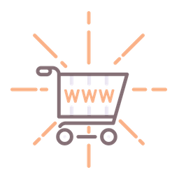 Größter Online-Shopping-Tag  Symbol