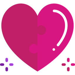 Heart Jigsaw  Icon