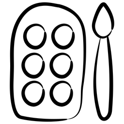 Farblacke  Symbol