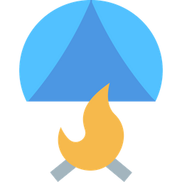 Camp  Icon