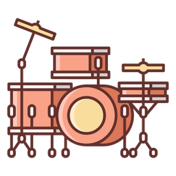 Drum Set  Icon