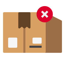 Cancel Delivery  Icon