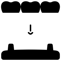 Zahnbrücke  Symbol