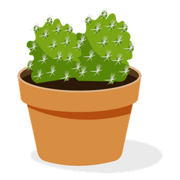 Ball Cactus Plant  Icon