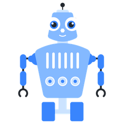 Roboter-KI  Symbol