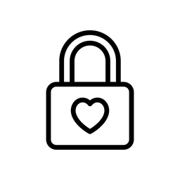 Liebesschloss  Symbol