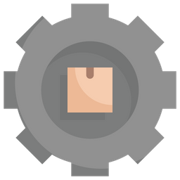 Box In The Gear  Icon