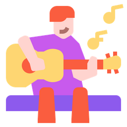 Guitarra acustica  Icono