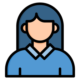 Female Student  Icon