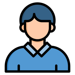 Male Student  Icon