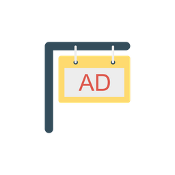 Ads Signboard  Icon