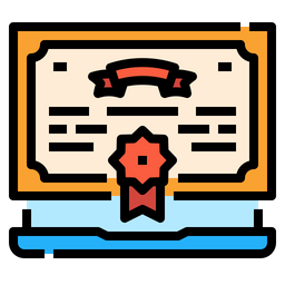 Online Certificate  Icon