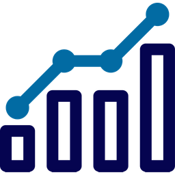 Gráfico de crescimento  Ícone