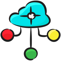 Cloud Network  Icon