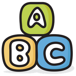 Alphabet Blocks  Icon