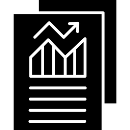 Geschäftsdiagrammbericht  Symbol