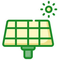 Solar Panel Ecology Nature Icon