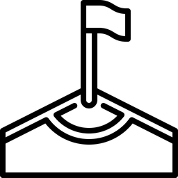 Flaggenecke  Symbol