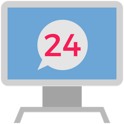 24 Hours Service  Icon