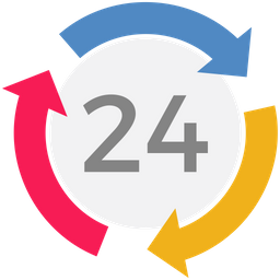 24 Hours Service  Icon