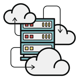 Cloud Server  Symbol