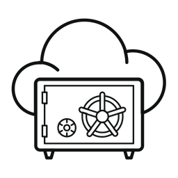 Seguridad en la nube  Icono