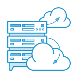 Cloud Server  Symbol