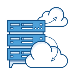 Cloud Server  Symbol