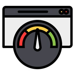 Velocidade da página  Ícone