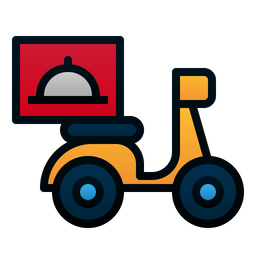 Delivery Bike  Icon