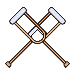 Crutches  Icon