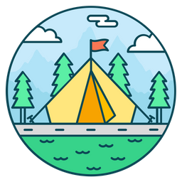 Camp  Icon