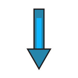 Down Arrow  Icon