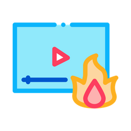 Fire Video  Icon