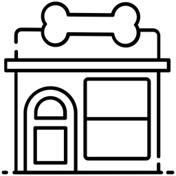 Tierhandlung  Symbol