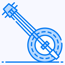 Banjo Sitar String Instrument Icon
