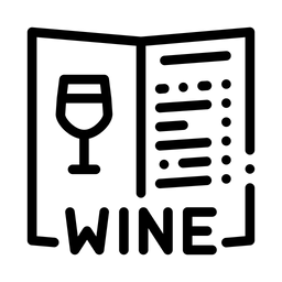 Weinkarte  Symbol