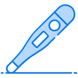 Digitales Thermometer  Symbol