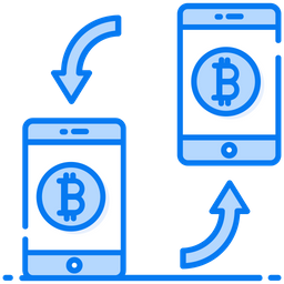 Bitcoin Transaction  Icon