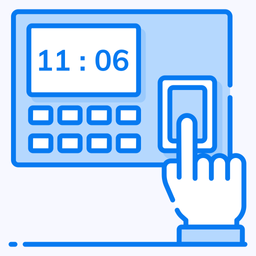 Fingerabdruck-Scanner  Symbol