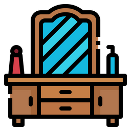 Dresser Table  Icon